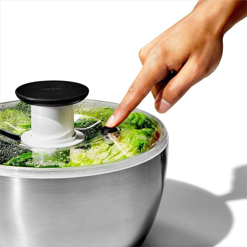 OXO Stainless Steel Salad Spinner - Modern Quests