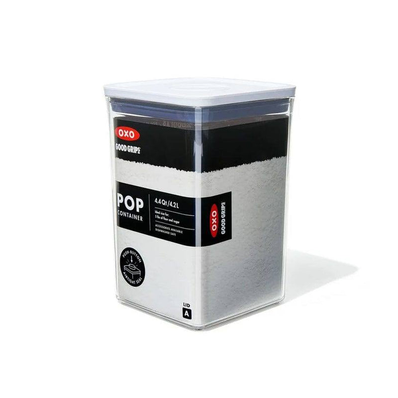 OXO Steel POP Big Square Storage Container - 4200ml - Modern Quests