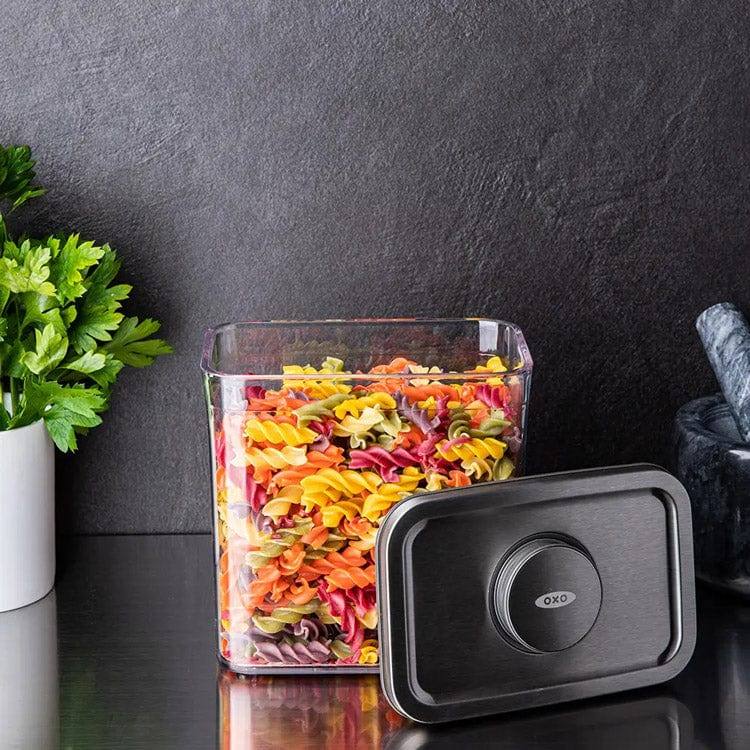 OXO Steel POP Slim Rectangular Storage Container 1600ml Modern Quests