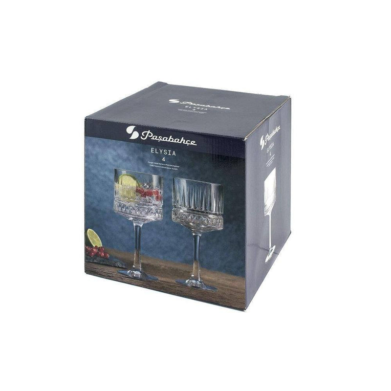 Pasabahce Elysia Gin & Tonic Glasses, Set of 4 - Modern Quests