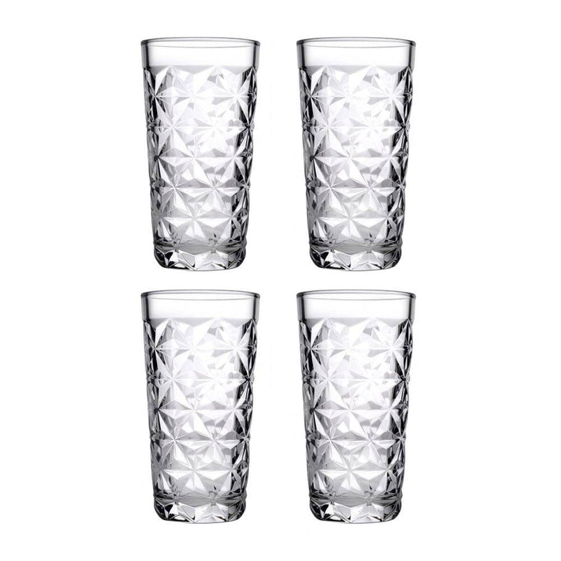Pasabahce Estrella Long Drink Glasses, Set of 4 - Modern Quests