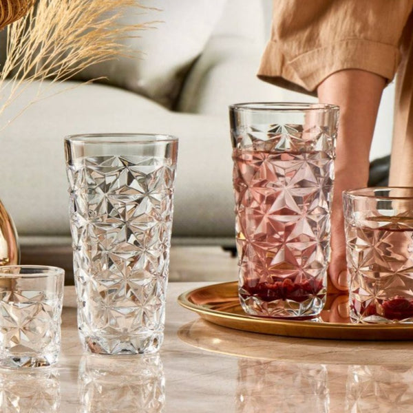 Pasabahce Estrella Long Drink Glasses, Set of 4 - Modern Quests
