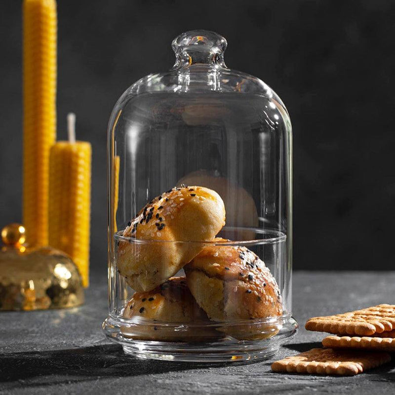 Set 3 Contenitori Pasabahce Con Coperchio - Vetro Trasparente Impilabile Per Dolci - Foto 5