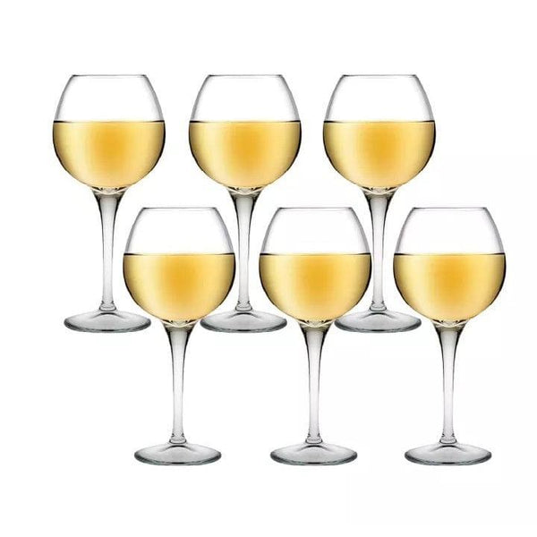Pasabahce Montis White Wine Glasses, Set of 6 - Modern Quests