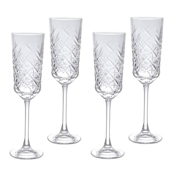 Pasabahce Timeless Champagne Glasses 175ml, Set of 4