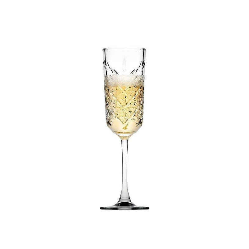 Pasabahce Timeless Champagne Glasses, Set of 4 - Modern Quests