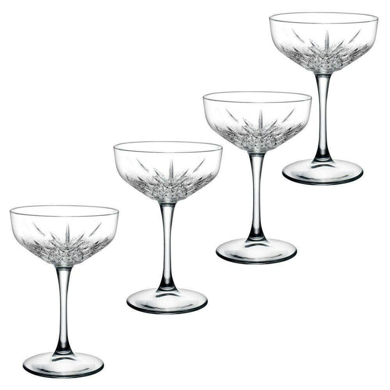 Pasabahce Timeless Coupe Glasses 255ml, Set of 4
