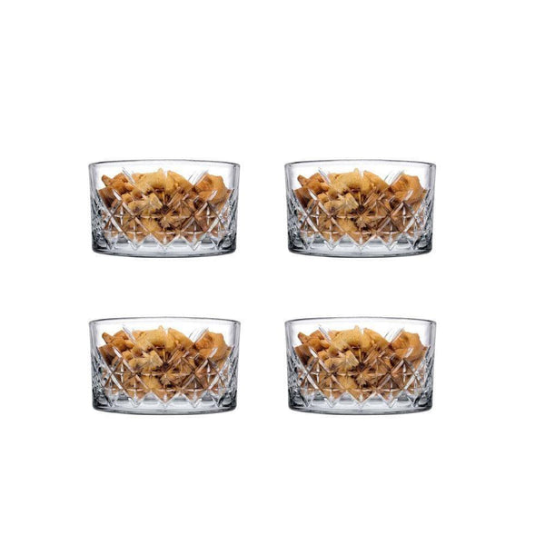 Pasabahce Timeless Small Bowls, Set of 4 - Modern Quests