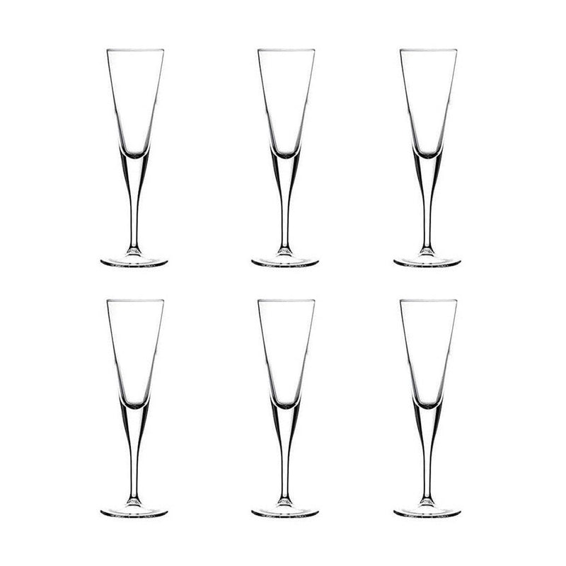 V-Line Champagne Flutes 150ml, Set of 6