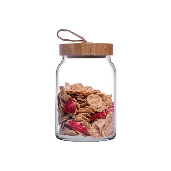 Pasabahce Woody Storage Jar with Lid - Medium