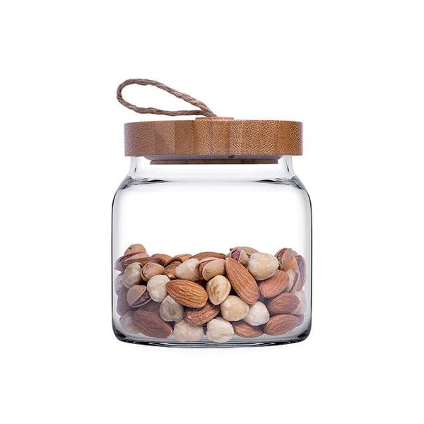 Pasabahce Woody Storage Jar with Lid - Small