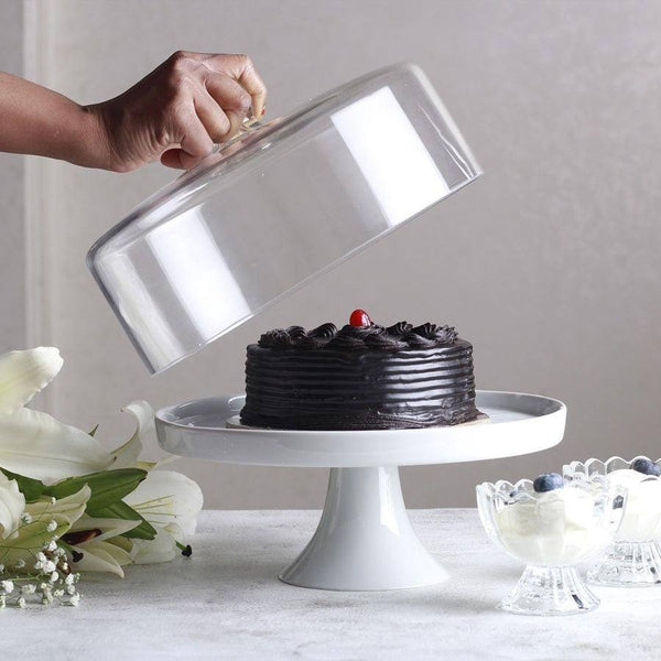 Philosophy Home Bakers Cake Stand with Glass Dome - Modern Quests