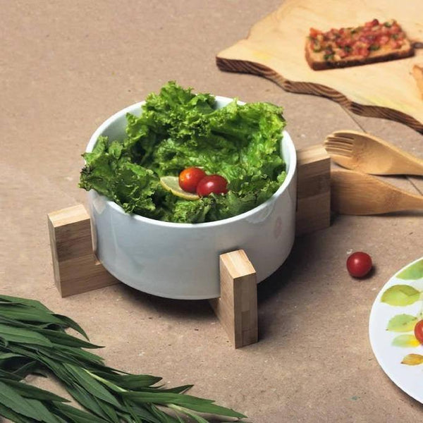 Philosophy Home Everyday Porcelain Salad Bowl Set - Modern Quests