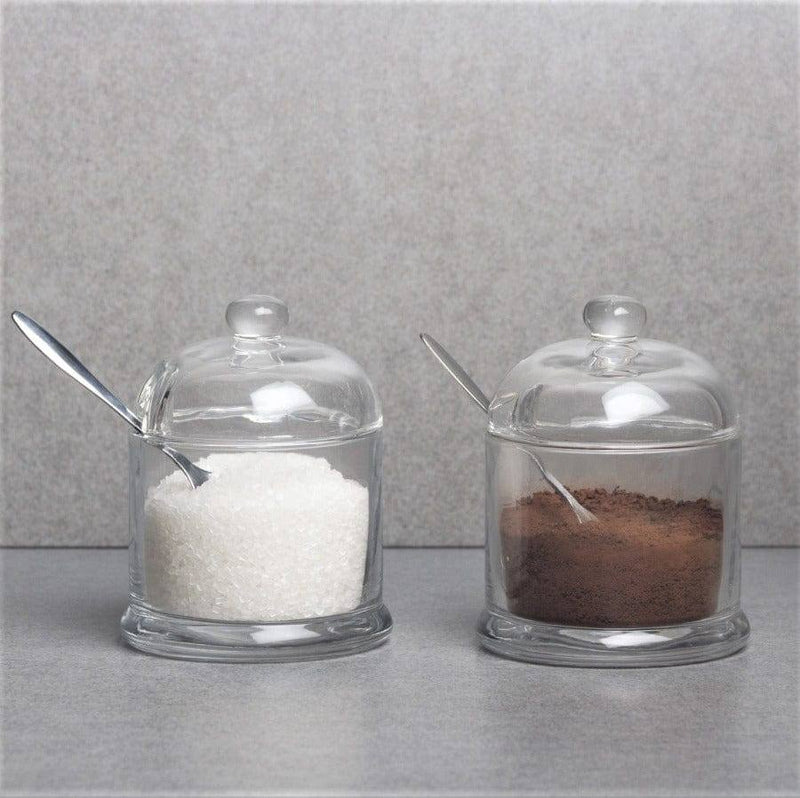 Philosophy Home Glass Seasoning Jars, Set of 2 - Modern Quests