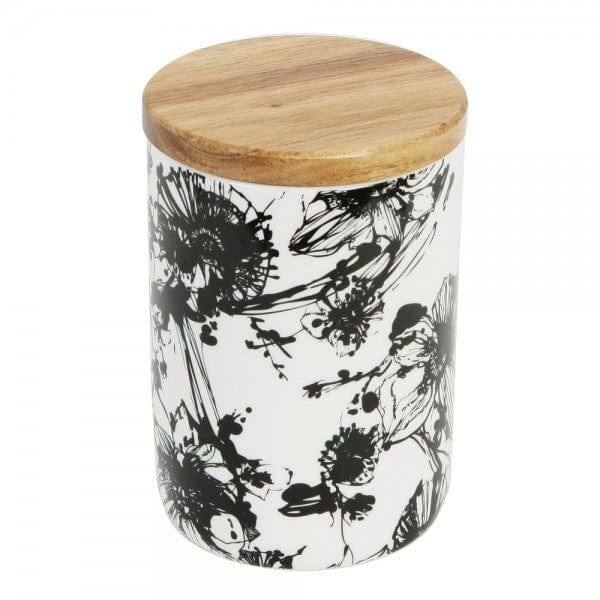 Philosophy Home Patterned Storage Jar with Lid - Flowers