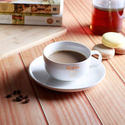 Philosophy Home Porcelain Coffee Cup and Saucer Set - My Star - Modern Quests