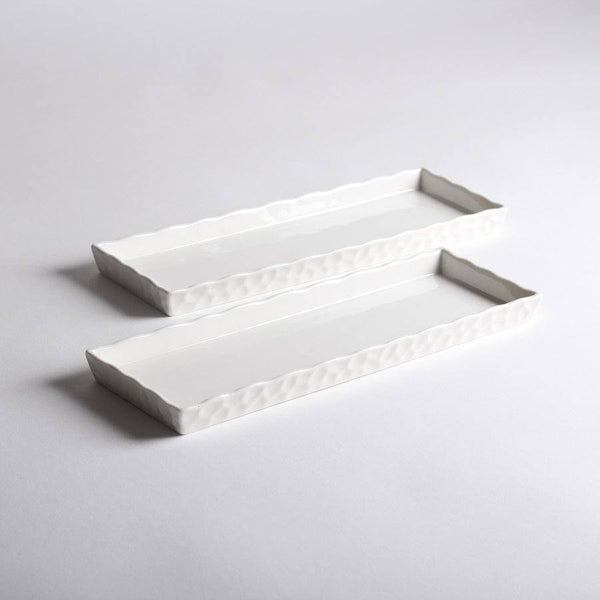 Philosophy Home Porcelain Sushi Trays, Set of 2