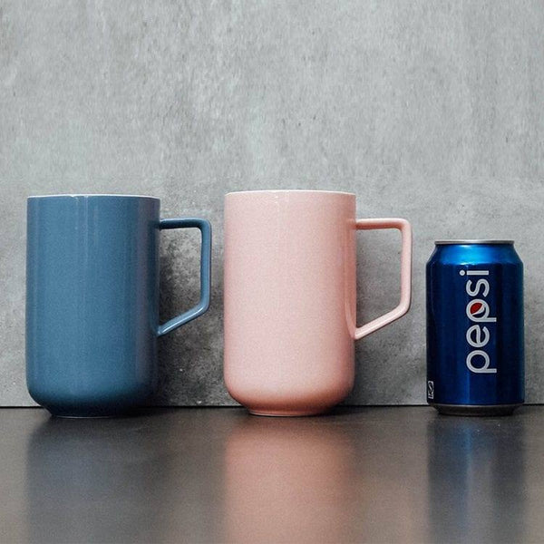 Philosophy Home Porcelain Tall Mug - Pastel Blue - Modern Quests