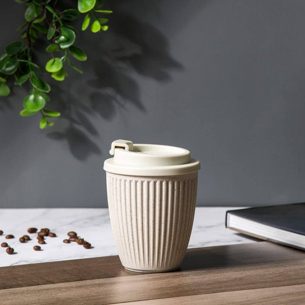 Philosophy Home Reusable Coffee Mug - Dotted White - Modern Quests