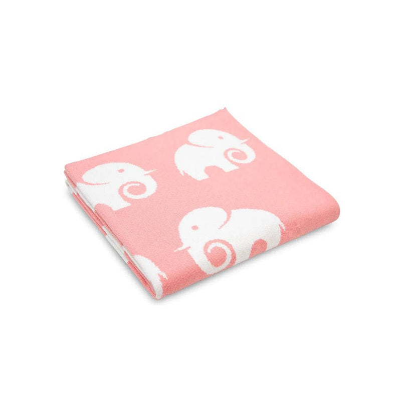 Pomme Knitted Baby Blanket - Pink