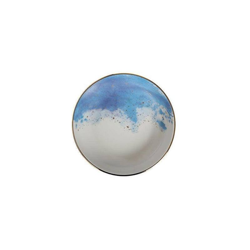 Porland Turkey Cosmos Medium Bowl - Blue Splash - Modern Quests