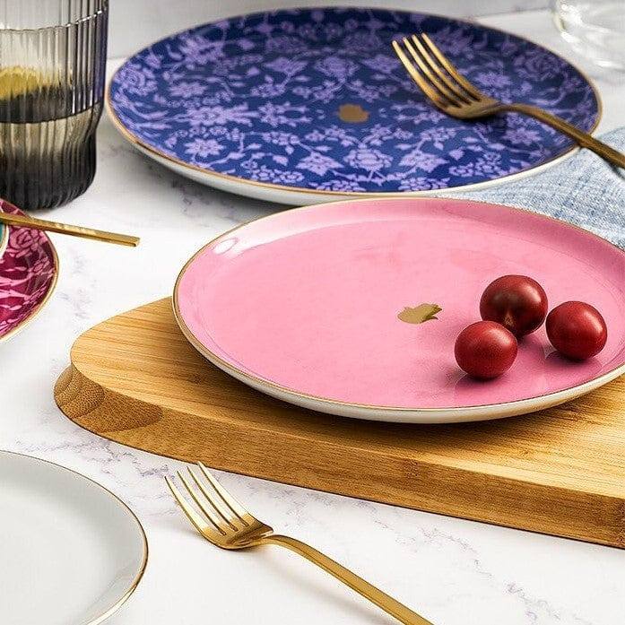 Porland Turkey Glamorous Quarter Plate - Pink - Modern Quests