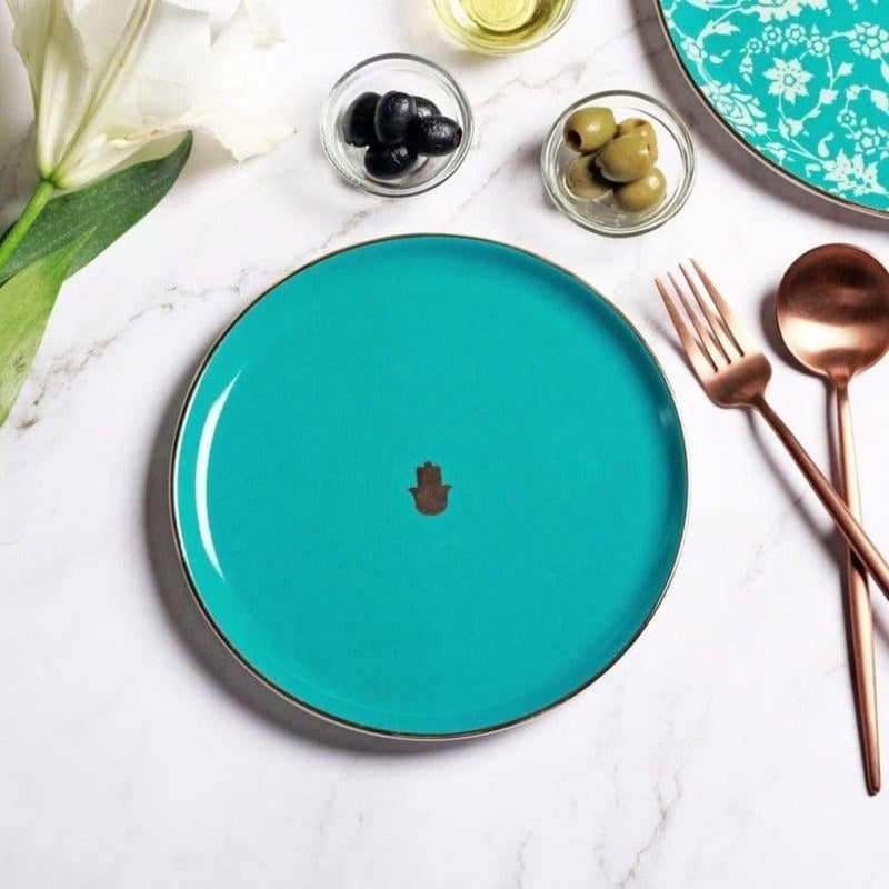 Porland Turkey Glamorous Quarter Plate - Turquoise - Modern Quests