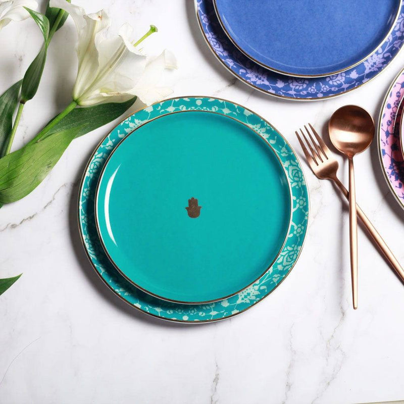 Porland Turkey Glamorous Quarter Plate - Turquoise - Modern Quests