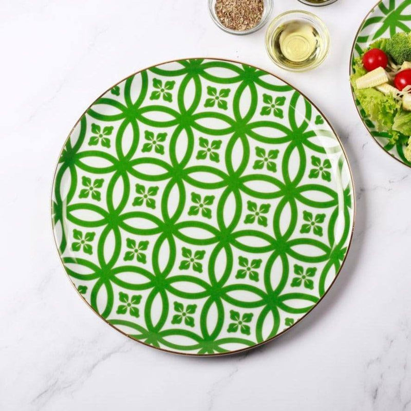 Porland Turkey Morocco Dinner Plate - Green