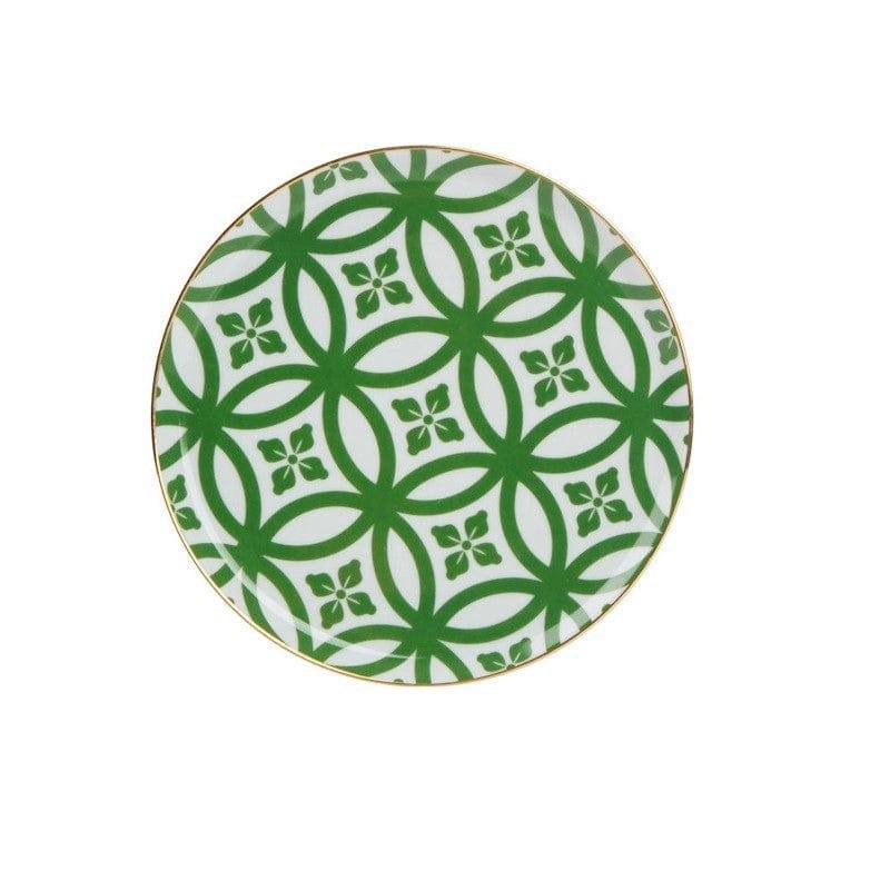 Porland Turkey Morocco Quarter Plate - Green - Modern Quests