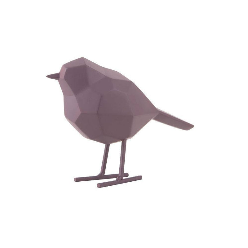 Present Time Bird Faceted Sculpture Small - Dark Purple - Modern Quests