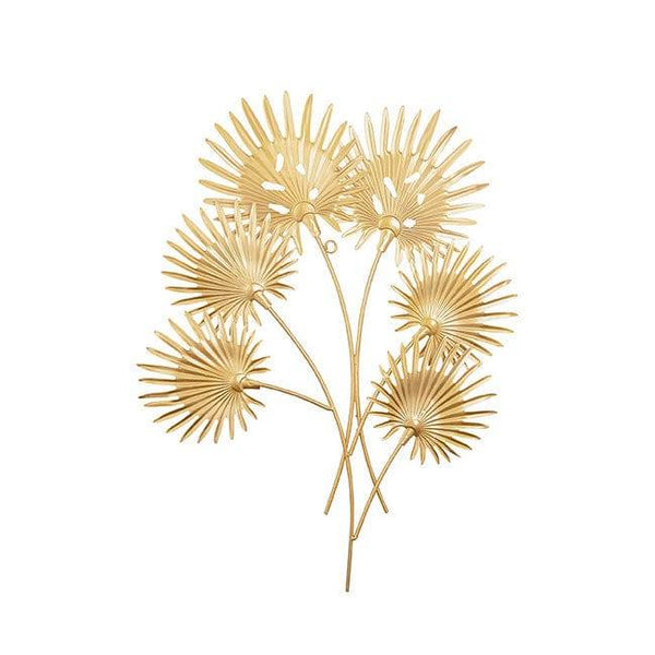 Present Time Fantasy Leaves Wall Decor - Gold