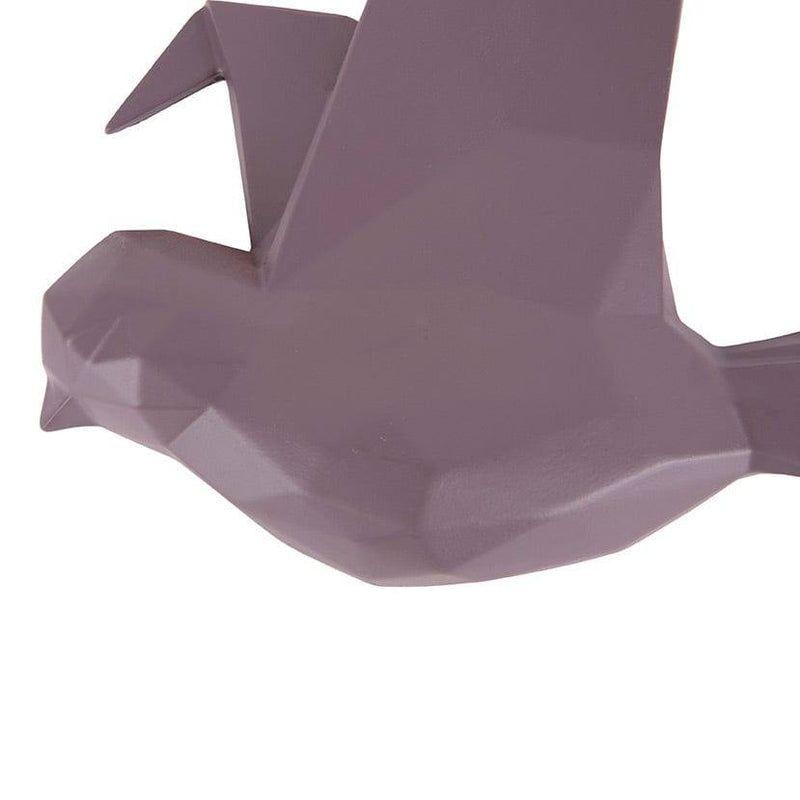 Present Time Origami Bird Wall Sculpture Large - Purple - Modern Quests