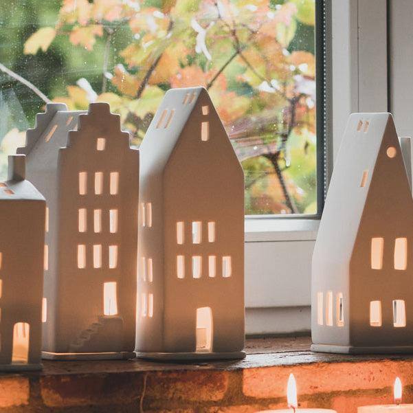 Rader Germany Big Windows House Tealight Holder & Sculpture Medium - Modern Quests