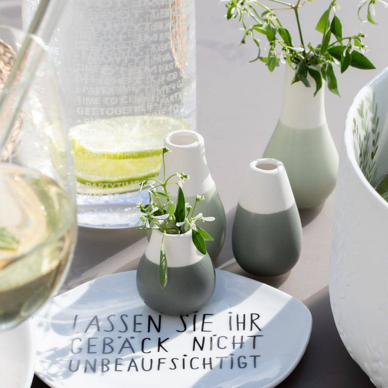 Rader Germany Pastel Mini Vases, Set of 4 - Green
