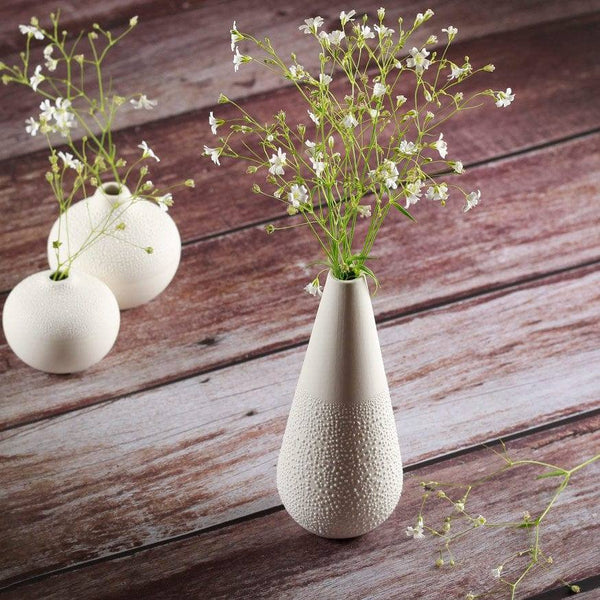 Rader Germany Pearl Dotted Cone Mini Vase - White - Modern Quests
