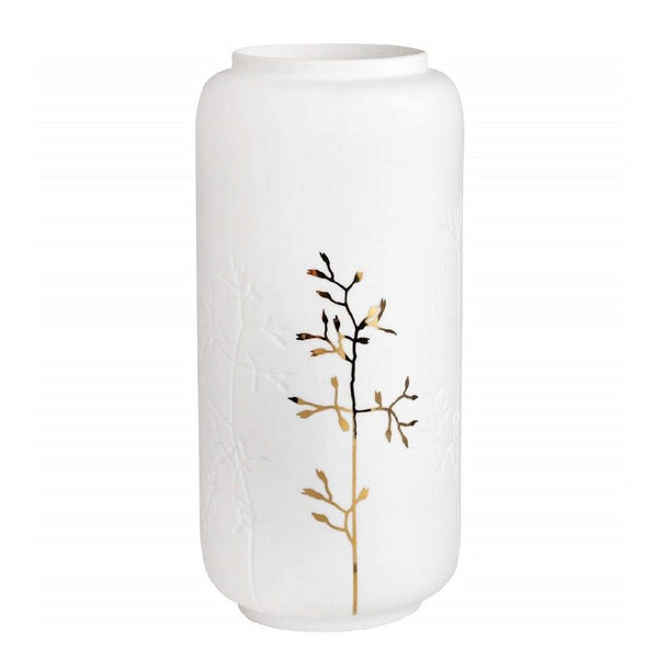 Rader Germany Porcelain Vase Medium - Gold Branch - Modern Quests