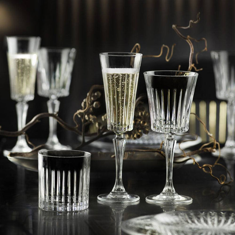 RCR Italy Timeless Champagne Flutes 210ml, Set of 6