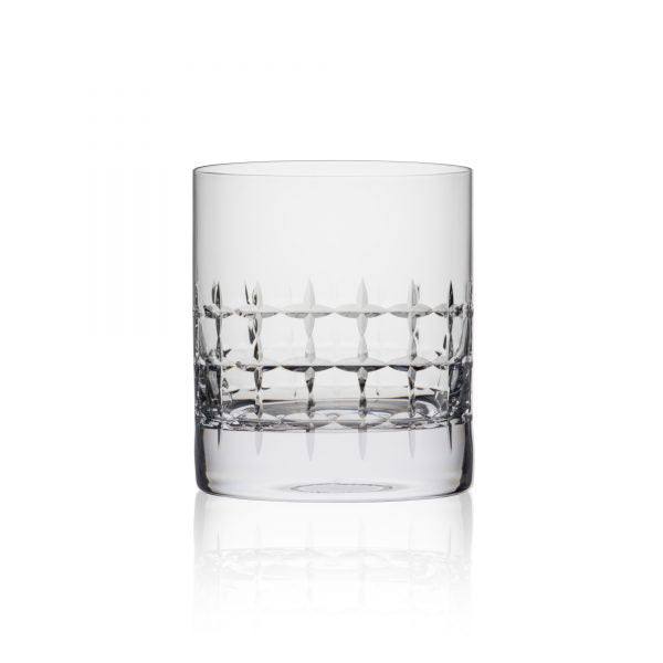 Rona Glass Slovakia Luxury Collection Brilliant Whiskey Glasses 380ml, Set of 4