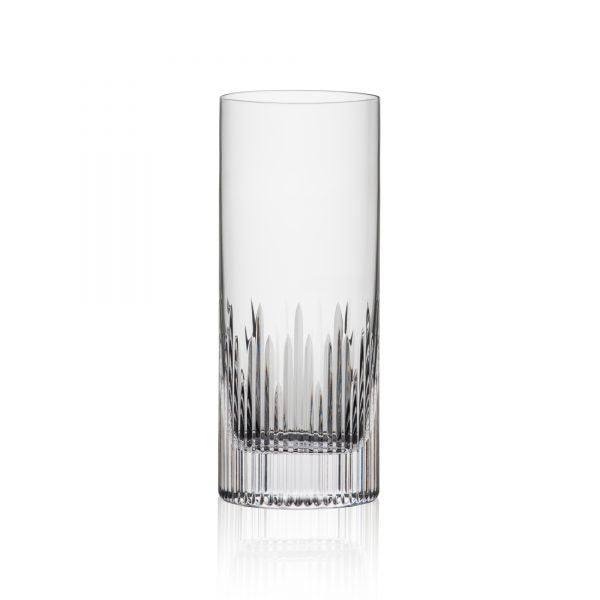 Rona Glass Slovakia Luxury Collection Diamond Highball Glasses 370ml, Set of 4