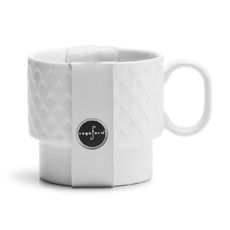 Sagaform Sweden Coffee and More Tea Mug - White