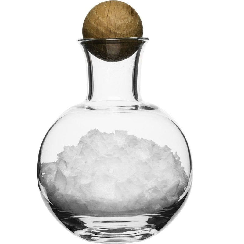 Sagaform Sweden Nature Condiment Bottles with Oak Stoppers, Set of 2 - Modern Quests