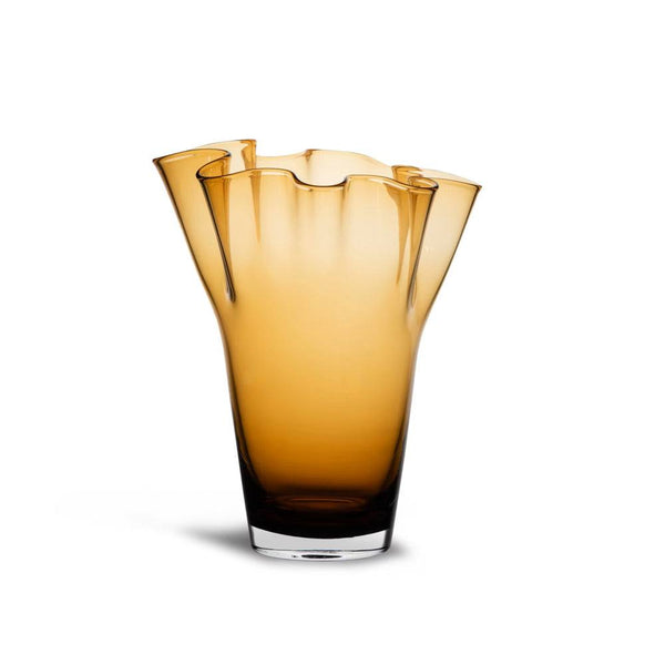 Sagaform Sweden Viva Glass Vase Large - Amber