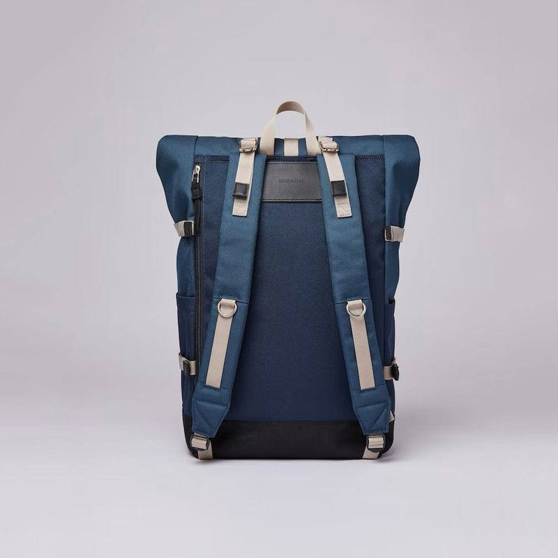 Sandqvist Bernt Backpack Large - Multi Steel Blue - Modern Quests