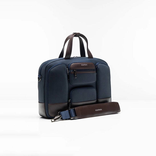 Scarters The Terminal Office Messenger Bag - Navy