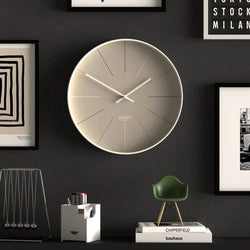 Space Hotel District 12 Wall Clock - Brown - Modern Quests