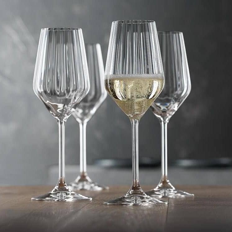 Spiegelau Lifestyle Champagne Glasses, Set of 4 - Modern Quests