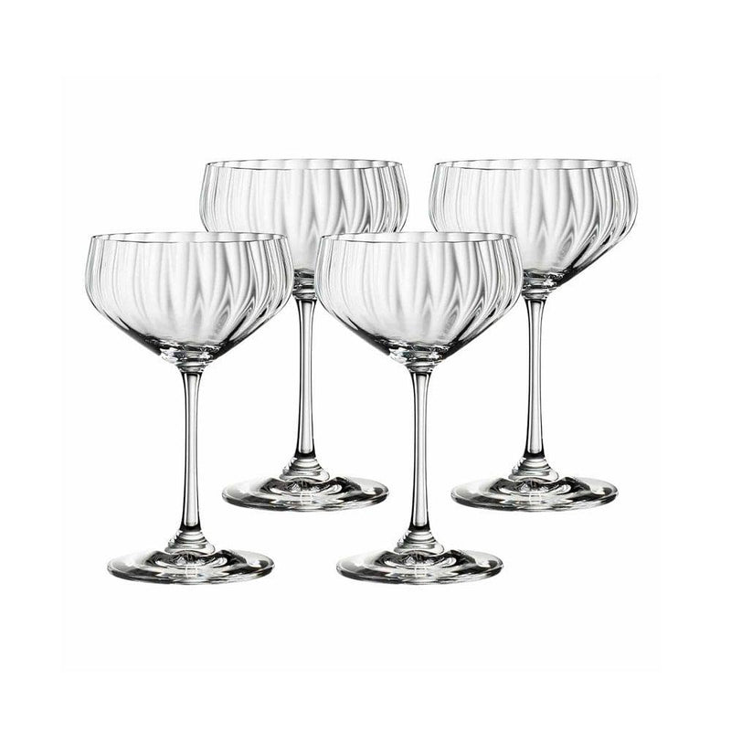 Spiegelau Lifestyle Coupe Glasses, Set of 4 - Modern Quests