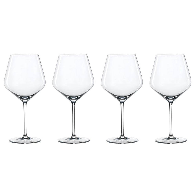 Spiegelau Style Burgundy Glasses, Set of 4 - Modern Quests