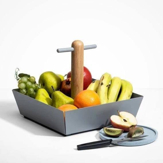 SPIN Cora Fruit Tray - Warm Grey - Modern Quests